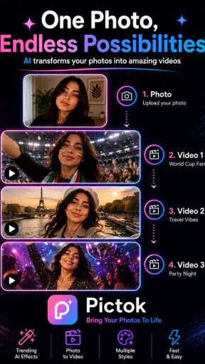PicTok: AI-fotogenerator screenshot