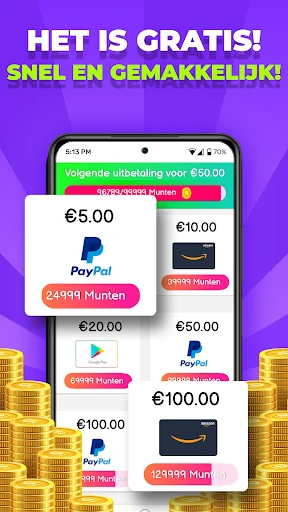 PLAYTIME - Verdien geld screenshot