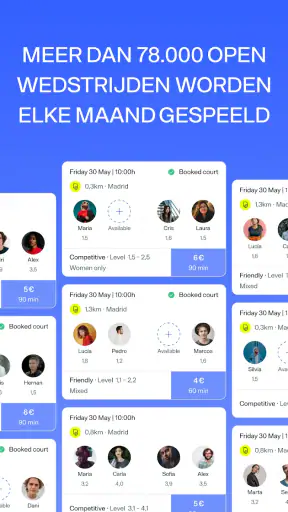 Playtomic - Speel padel screenshot