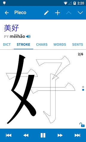 Pleco Chinese Dictionary screenshot