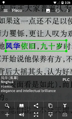 Pleco Chinese Dictionary screenshot
