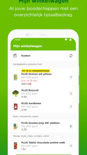 PLUS supermarkt screenshot