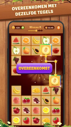 Puzzel Onet - Tegel match spel screenshot