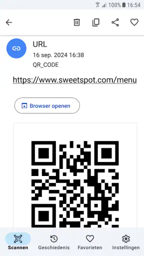 QR scanner - Geen advertenties screenshot