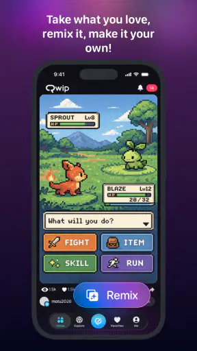 Qwip - Ideas you can play screenshot