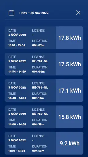 Ratio EV Charging screenshot
