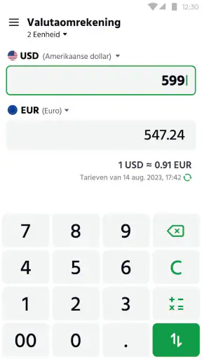 Rekenmachine: Calculator screenshot
