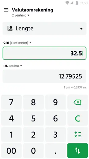 Rekenmachine: Calculator screenshot