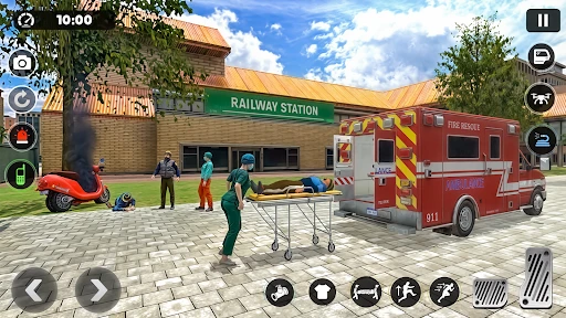 Rescue Ambulance Doctor Games screenshot