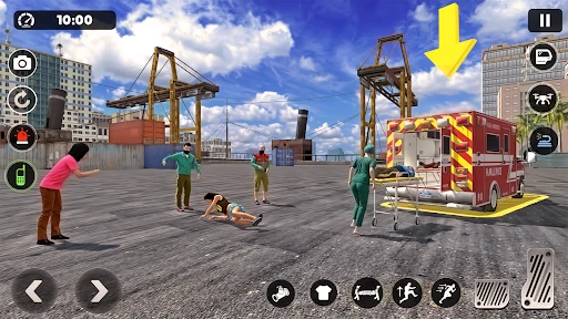 Rescue Ambulance Doctor Games screenshot