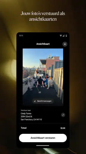Retro — Foto's met vrienden screenshot