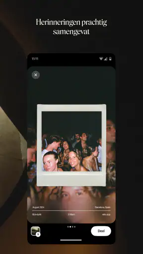 Retro — Foto's met vrienden screenshot