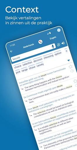 Reverso vertalen en leren screenshot