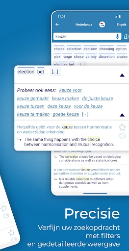 Reverso vertalen en leren screenshot
