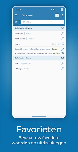Reverso vertalen en leren screenshot