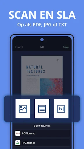 Scan Shot: PDF-scanner en OCR screenshot