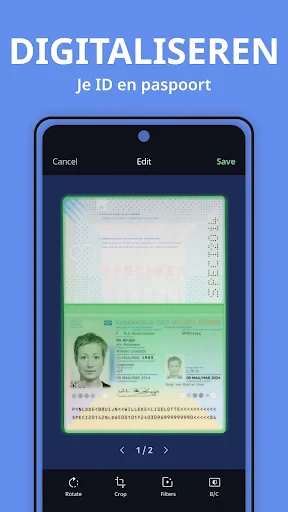 Scan Shot: PDF-scanner en OCR screenshot