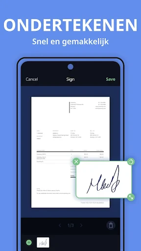 Scan Shot: PDF-scanner en OCR screenshot