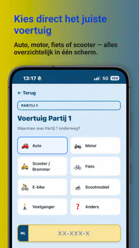 Schadeformulier App screenshot