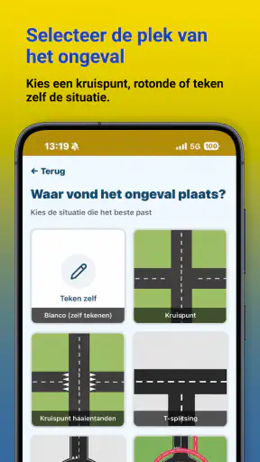 Schadeformulier App screenshot
