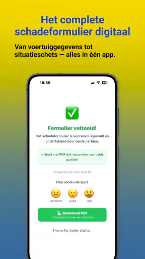 Schadeformulier App screenshot