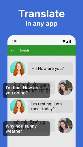 Schermvertaling screenshot