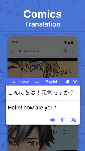Schermvertaling screenshot