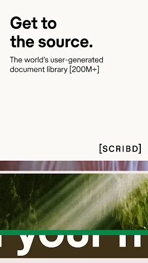 Scribd: 170M+ documents screenshot