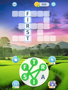 Sky Words: Word Game screenshot