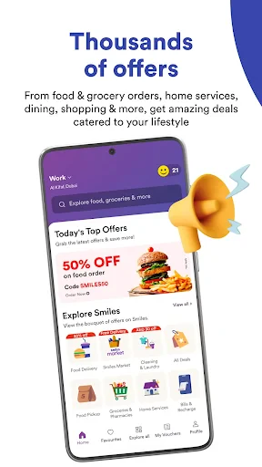 Smiles: Food Grocery Lifestyle screenshot