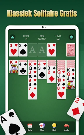 Solitaire, klassieke kaartspel screenshot