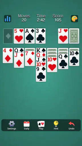Solitaire Klondike Klassiek screenshot