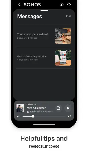 Sonos screenshot
