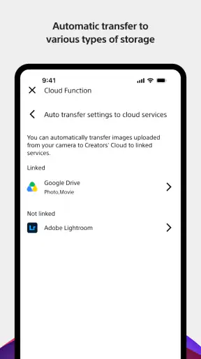 Sony | Creators' App screenshot