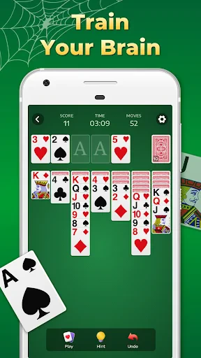 Spider Solitaire-spellen screenshot