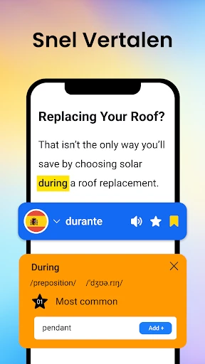 Stemvertaler alle talen screenshot