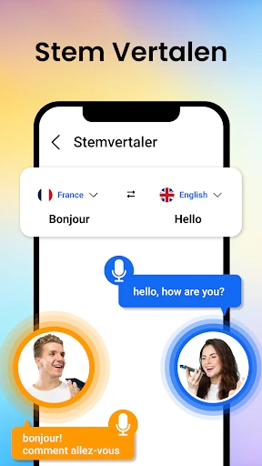 Stemvertaler alle talen screenshot