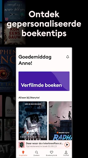 Storytel - Luisterboeken app screenshot