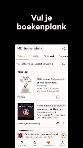 Storytel - Luisterboeken app screenshot