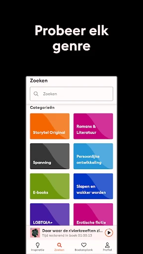 Storytel - Luisterboeken app screenshot