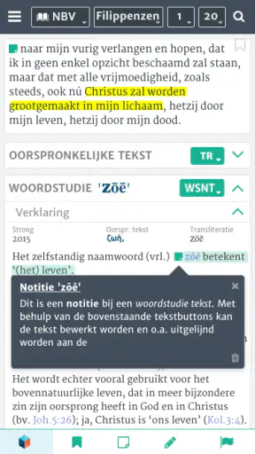 StudieBijbel screenshot