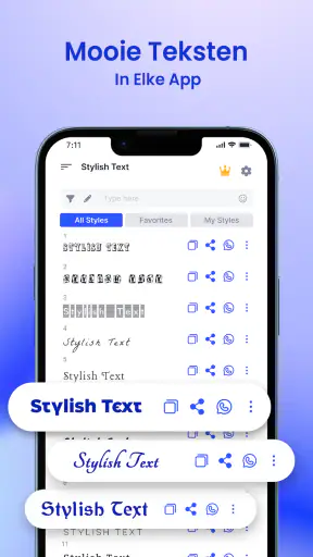 Stylist Text: Lettertypestijl screenshot