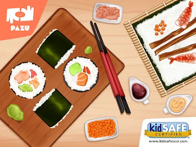 Sushi Maker Kids Cooking Games screenshot