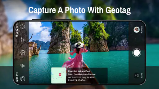 Tagofy- Geotag Kaart Camera screenshot