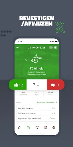 TeamPlus - Teamorganisatie screenshot