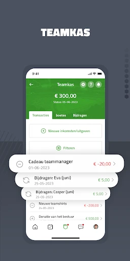 TeamPlus - Teamorganisatie screenshot