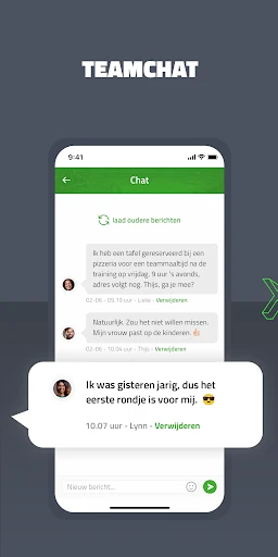TeamPlus - Teamorganisatie screenshot