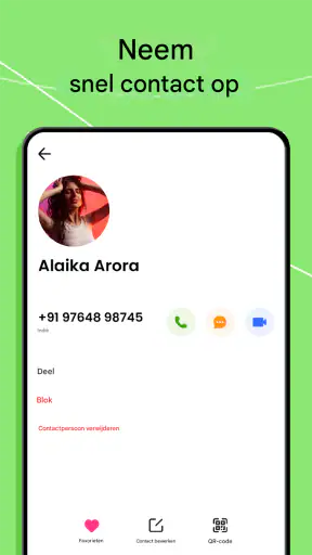 Telefoonkiezer - Contacten screenshot