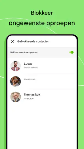 Telefoonkiezer - Contacten screenshot