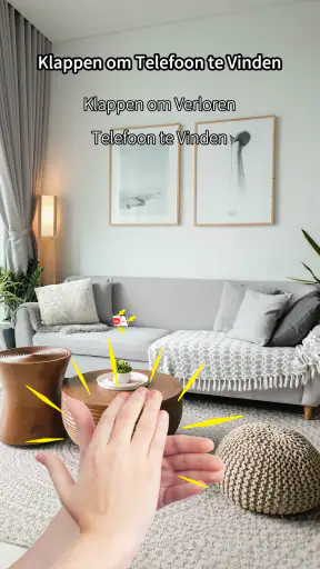 Telefoonvinder, geen aanraking screenshot